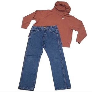 CE Schmidt Workwear Cargo Jeans Bootcut Hammer Loop 6 pocket Work Pant 30 x 30